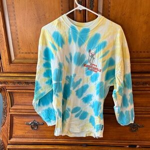 Disney Tie-Dye Ratatouille Long Sleeve Shirt - Blue & Yellow